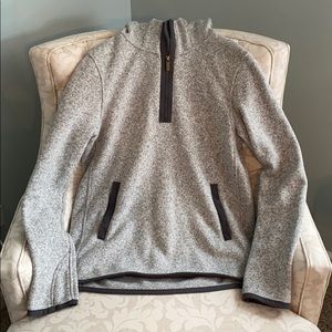 Lululemon heather grey 1/4 zip
